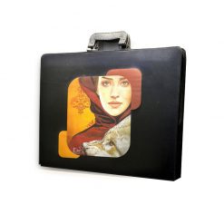 کیف آرشیو چرمی طرح دختر 50*70