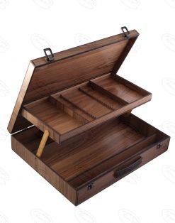 جعبه رنگ چوبی هنر