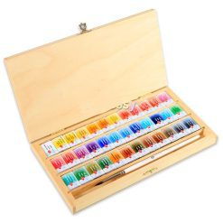 آبرنگ سنپترزبورگ 36 رنگ جعبه چوبی