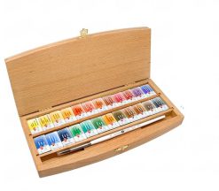 آبرنگ سنپترزبورگ 24 رنگ چوبی