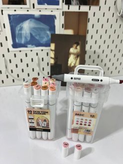 مارکر بیسیک 12 رنگ پوست