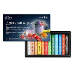 پاستل روغنی 12 رنگ گالری